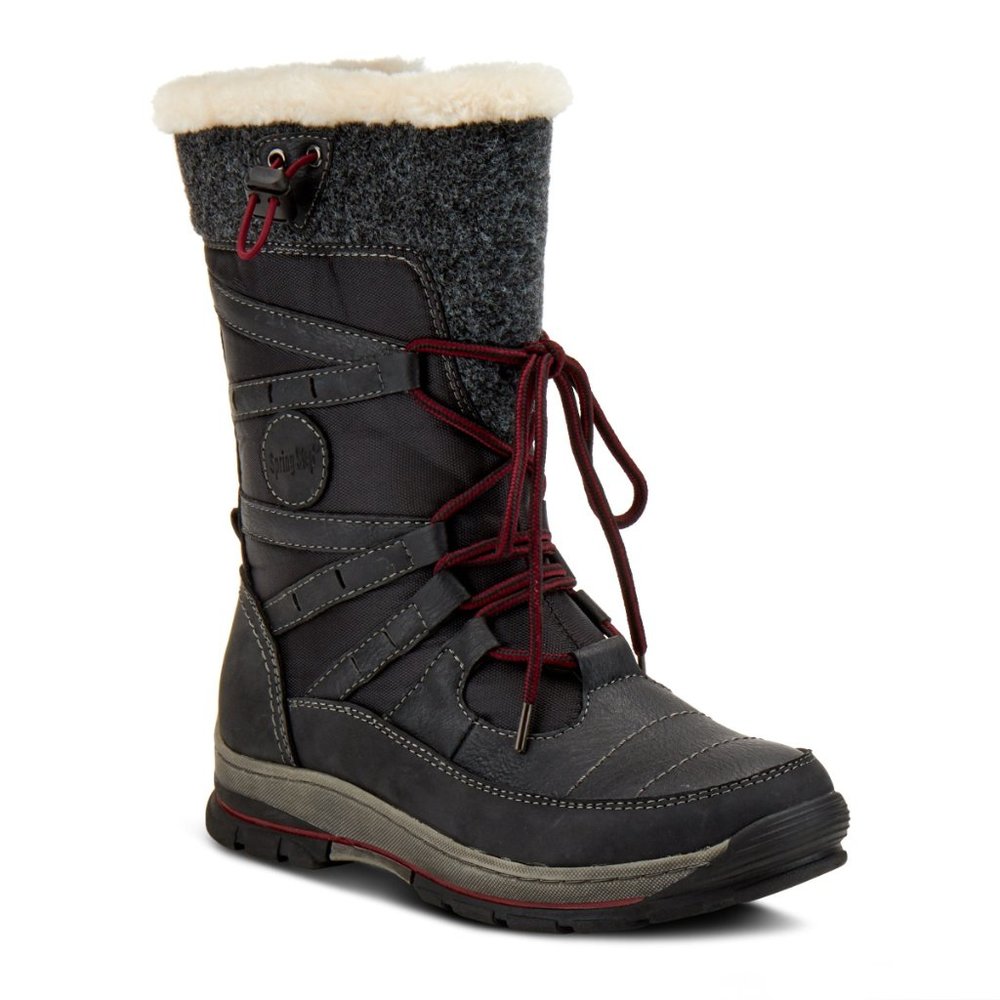 SPRING STEP BRURR BOOTS Black